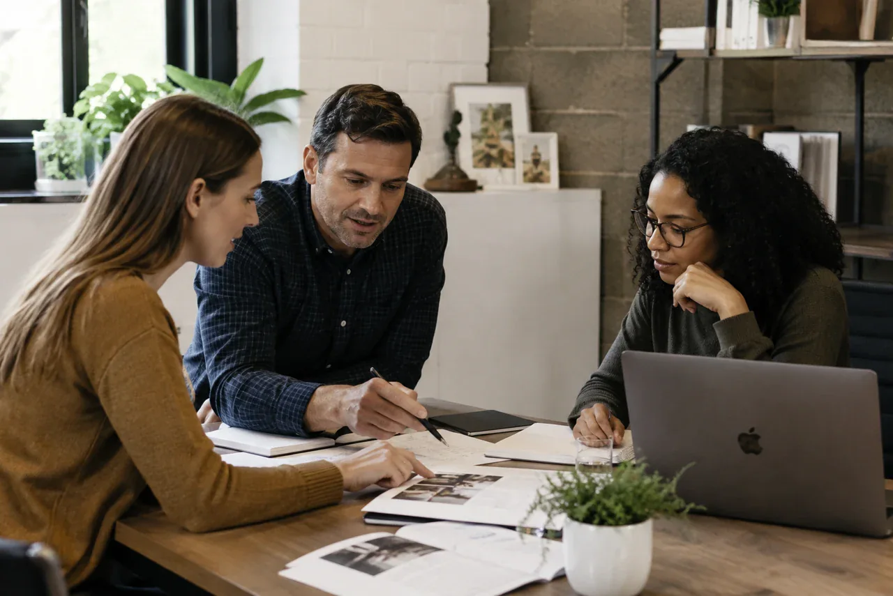 Investor education team materials introducing the Start Here path