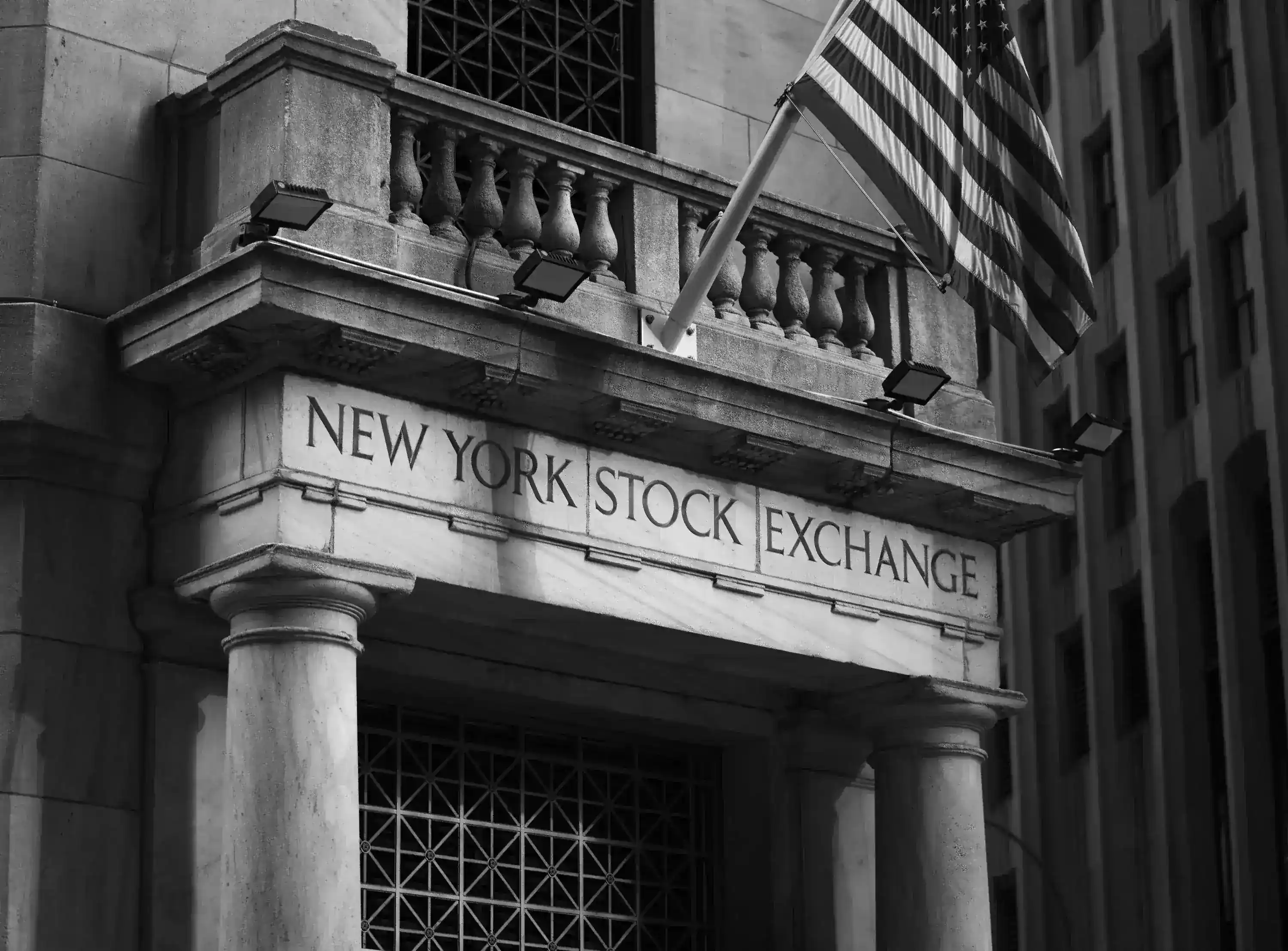 Exterior of the New York Stock Exchange